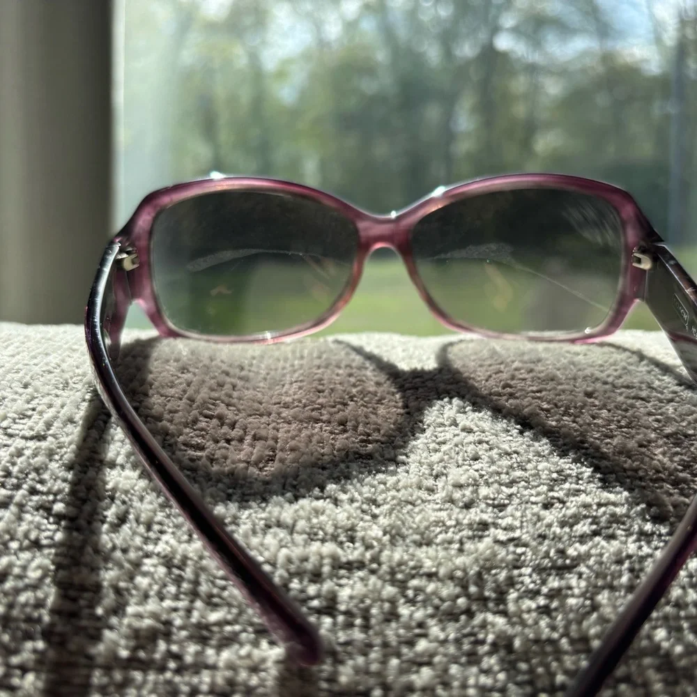 Coach Taryn Purple (Plum Horn) Sunglasses - Picture 5 of 9